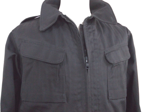 Danish Combat Jacket  Cotton Heavy Duty Zip Close 4 Pockets 