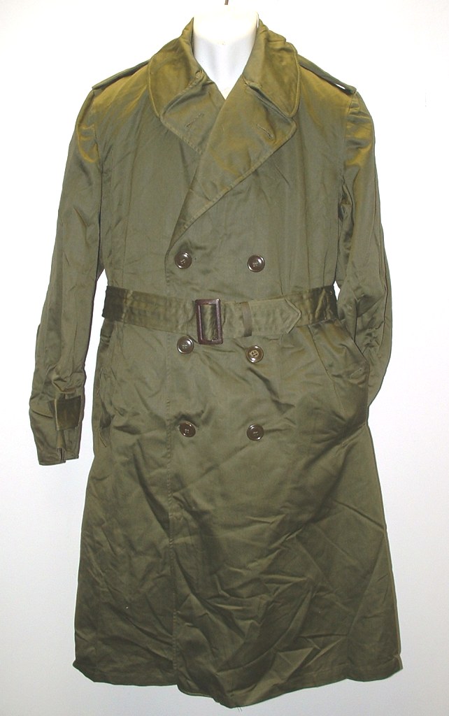 USA M50 Trench Coat  with liner & slash pockets 